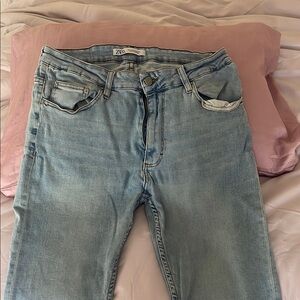 Zara Light Blue Denim Jeans